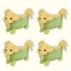 Corn Dog Plush 4PCS